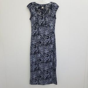All That Jazz Vintage Floral Print Long Dress